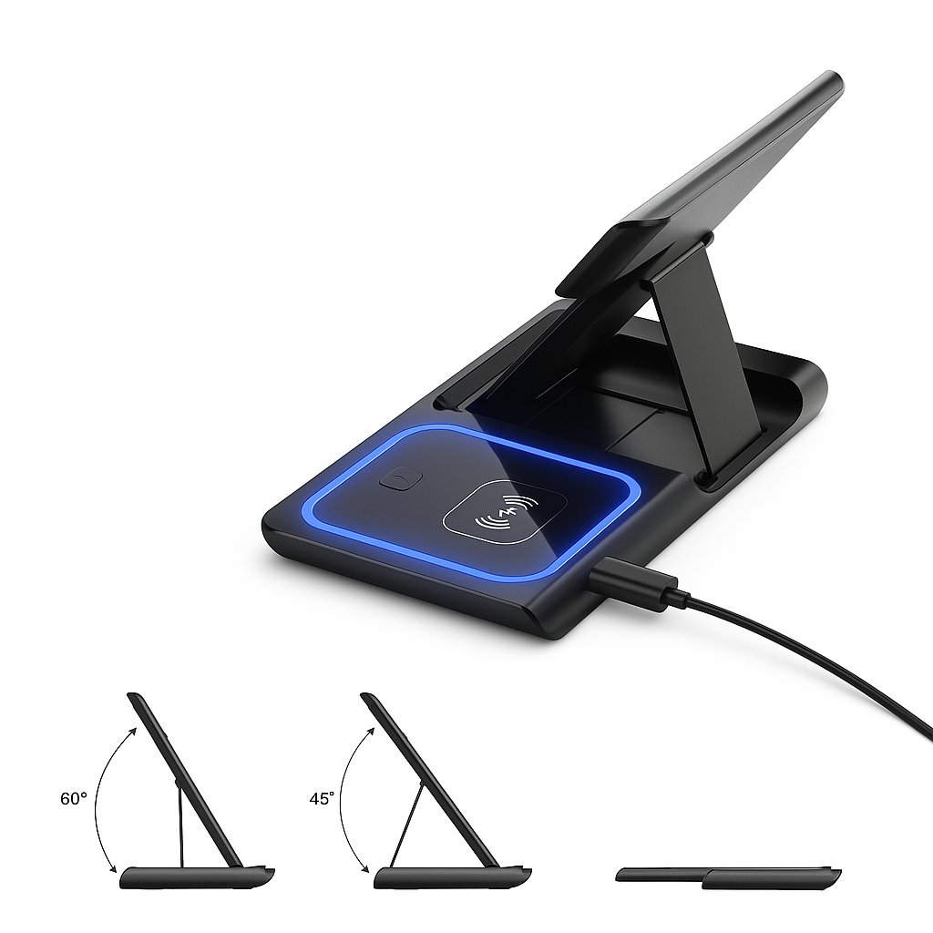 Soporte de Carga Inalámbrica 3 en 1 | Energix® Station